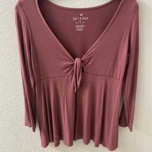 American eagle soft and sexy long sleeve top